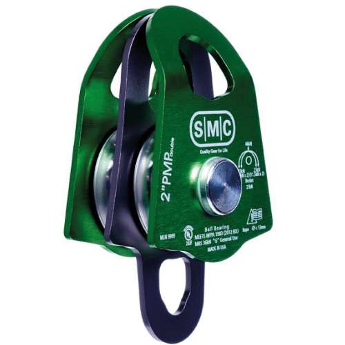 POLEA DOBLE ALUMINIO SMC 2 PMP NFPA 46 KN