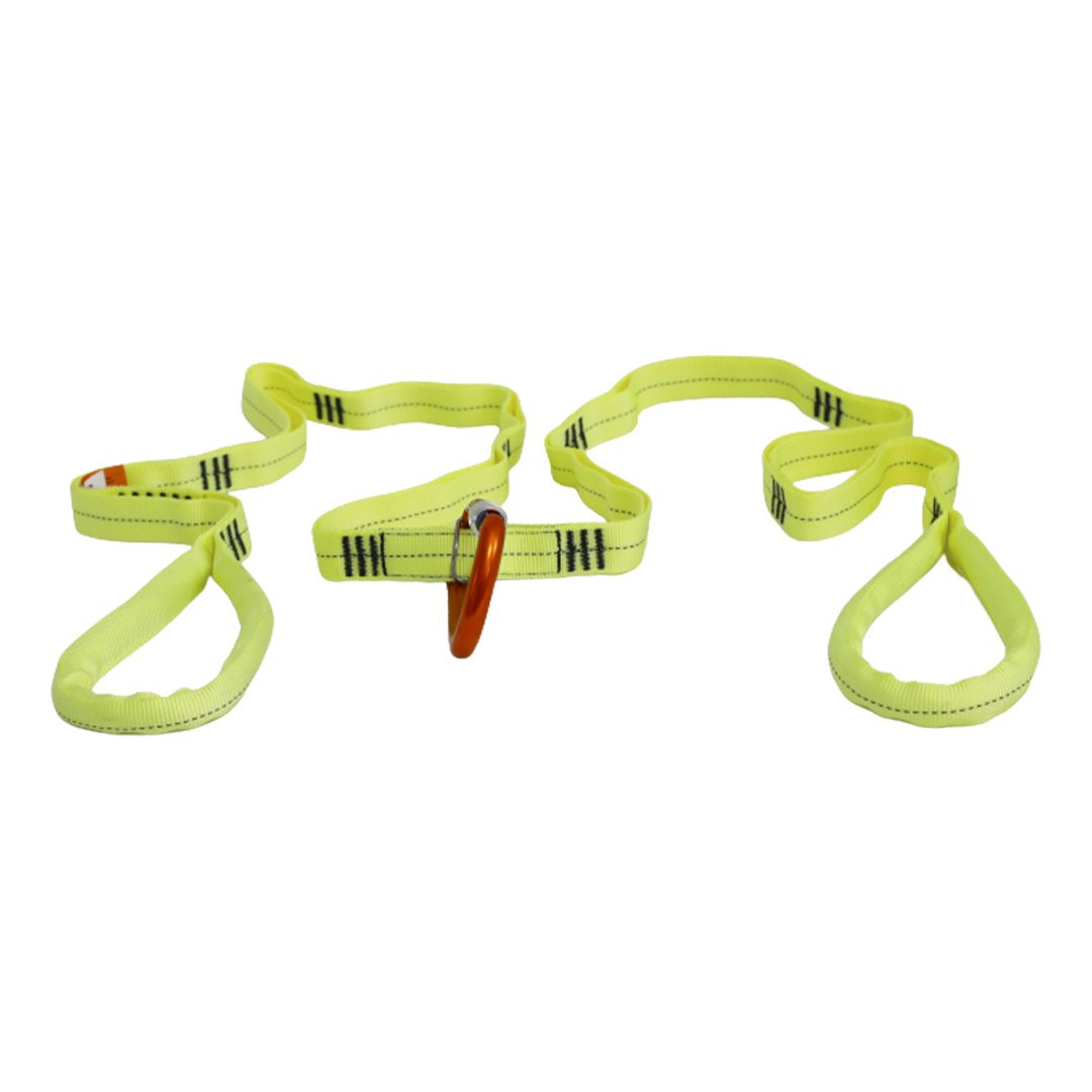 Cinta de rescate Multi-loop con mosqueton