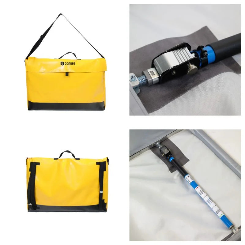 Cortina de protección contra humo Smoke Defender 70–115 cm; con bolsa