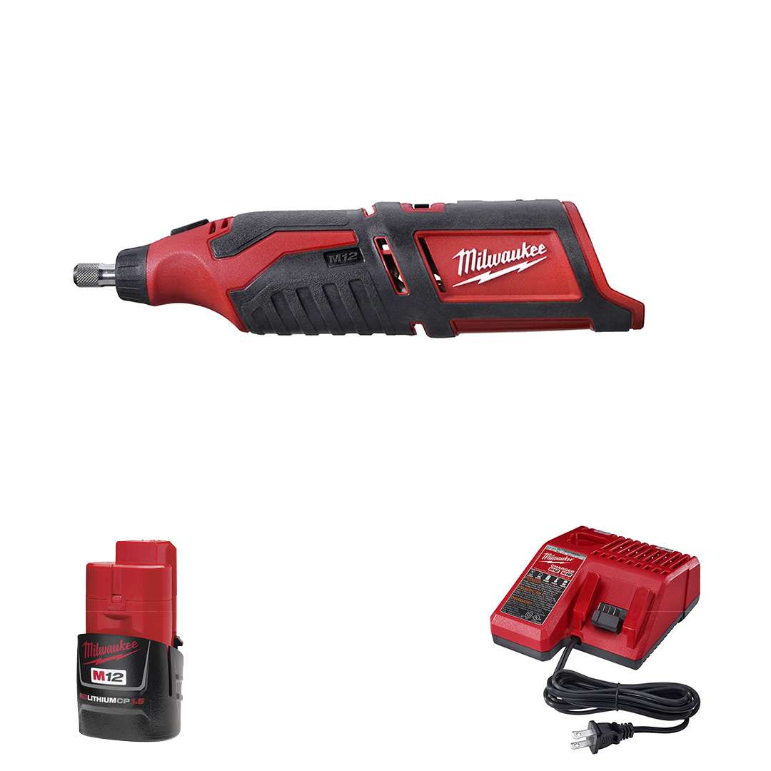 KIT MULTI HERRAMIENTA GIRATORIA M12 IINCLUYE BATERIA M12