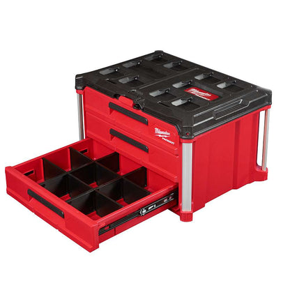 CAJA PACKOUT CON 3 BANDEJAS