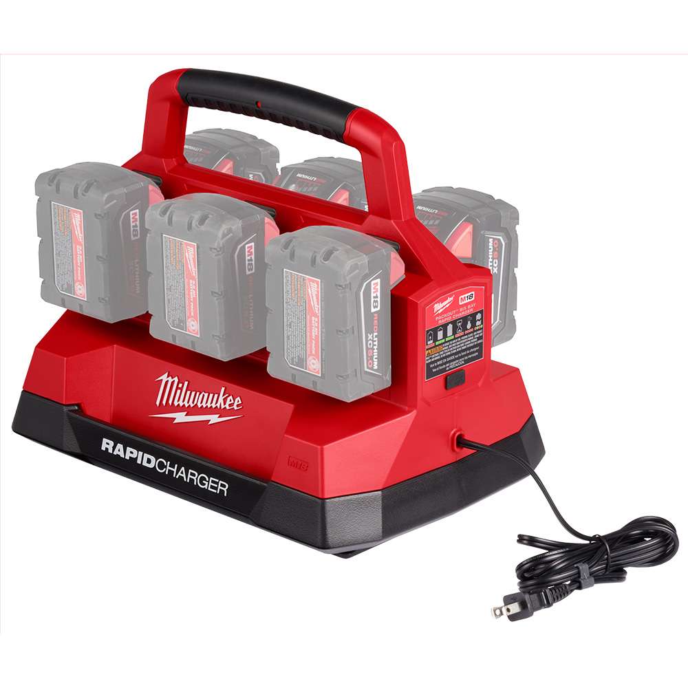 CARGADOR RAPIDO PARA 6 BATERIAS M18 PACKOUT