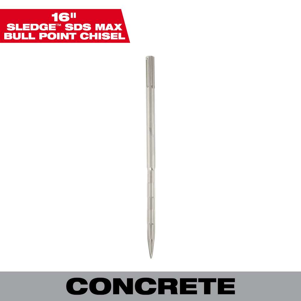 CINCEL DE PUNTA REDONDA SDS-MAX SLEDGE DE 16