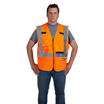 CHALECO REFLECTANTE HI VIS VEST – ORANGE – L/XL – ANSI