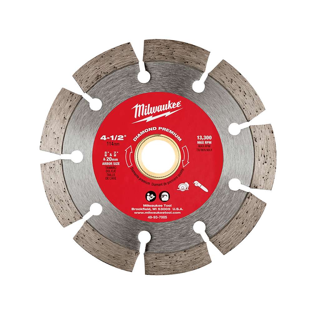DISCO CON INCRUSTACIONES DE DIAMANTE SEGMENTADO 4 1/2 PREMIUM