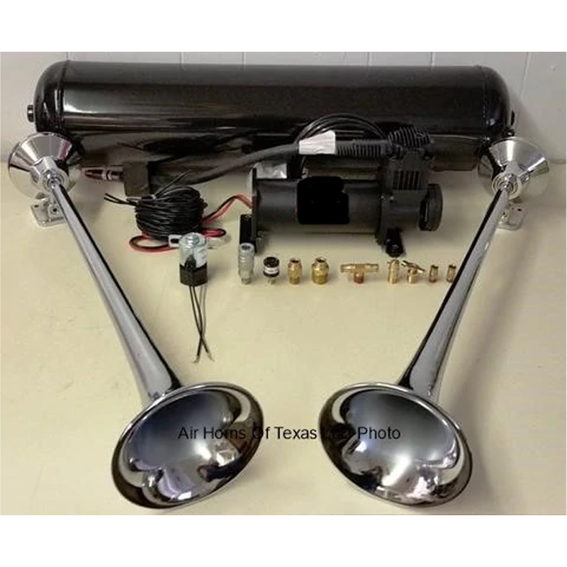 SISTEMA CLAXON DUAL CON COMPRESOR Y ACUMULADOR