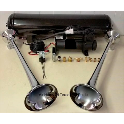 SISTEMA CLAXON DUAL CON COMPRESOR Y ACUMULADOR