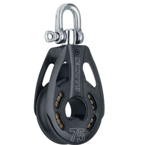 POLEA SIMPLE HARKEN BLACK MAGIC DE 75 MM