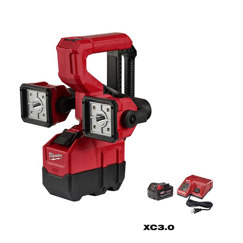 KIT FOCO DE CUBO UTILITARIO CON BATERIA 3.0 AMP Y CARGADOR