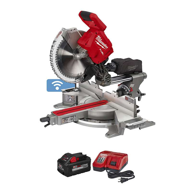 KIT SIERRA INGLETADORA COMPUESTA DESLIZANTE DE DOBLE BISEL M18 FUEL DE 12