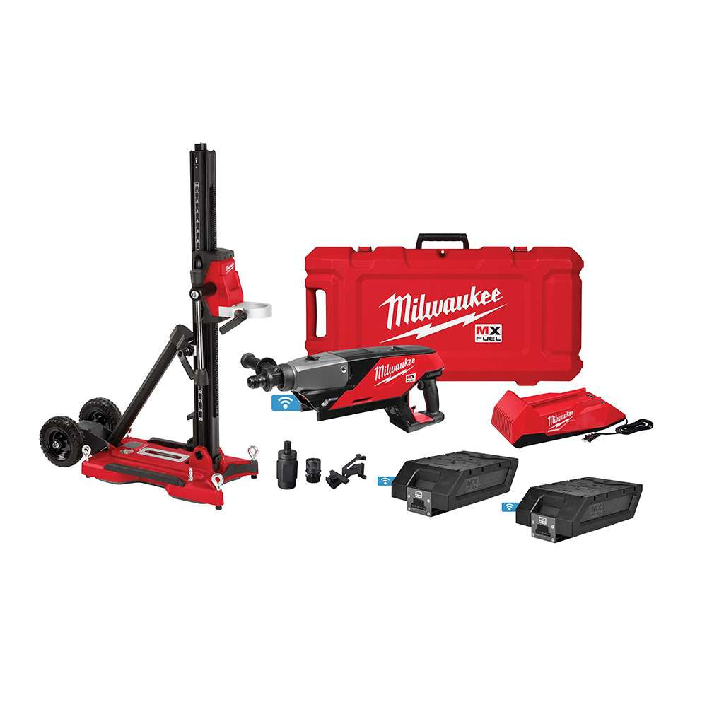 KIT DE PERFORACION MX FUEL 2 BATERIAS CARGADOR MALETA Y SOPORTE