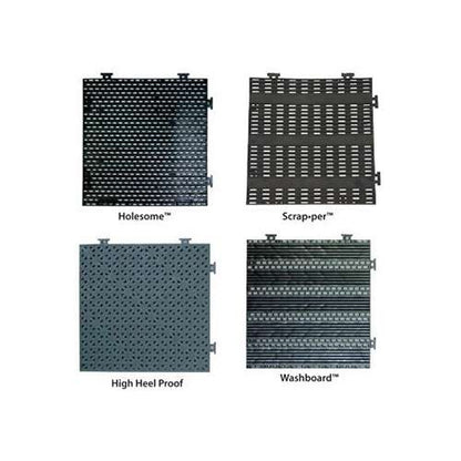 THE SCRAPPER BLACK TILE 12X12X3 8