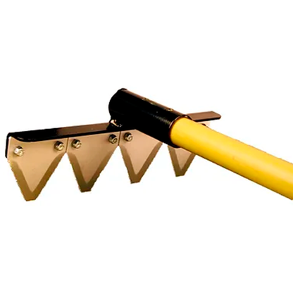 RASTRILLO SEGADOR CON MANGO DE FIBRA DE VIDRIO DE 5 PIES/1.50 MTS