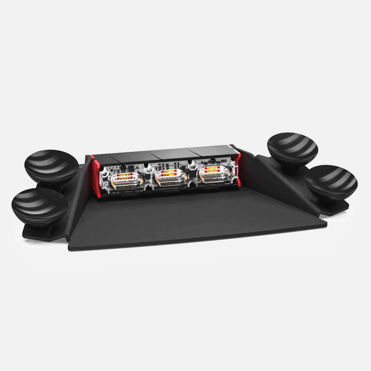 LUZ DESTELLANTE CON MONTAJE DE PARABRISAS QUAD DASH