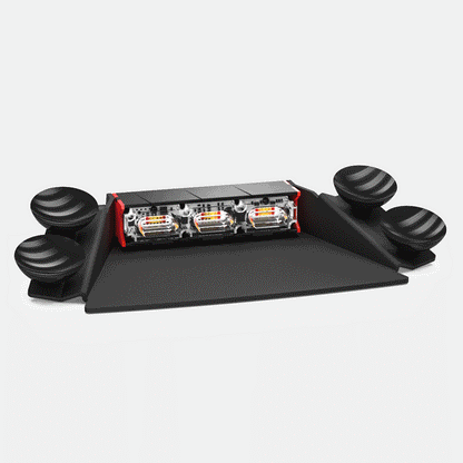 LUZ DESTELLANTE CON MONTAJE DE PARABRISAS QUAD DASH
